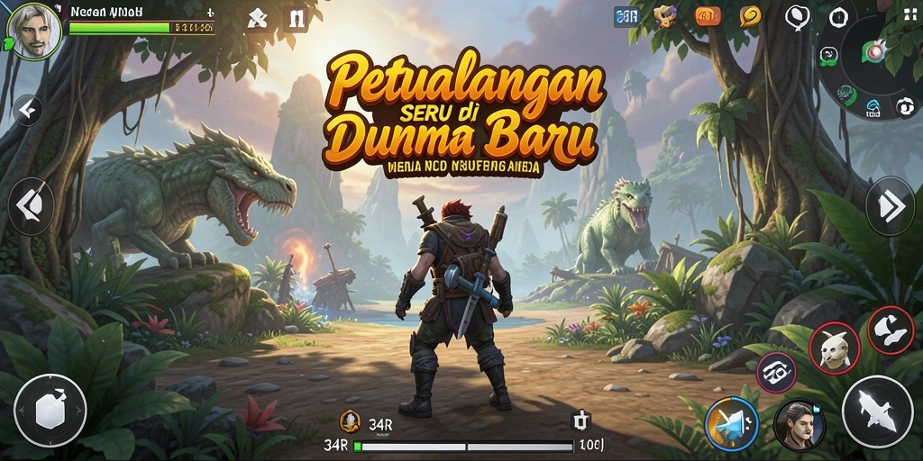 Gameplay seru dengan visual menawan dalam 34R.