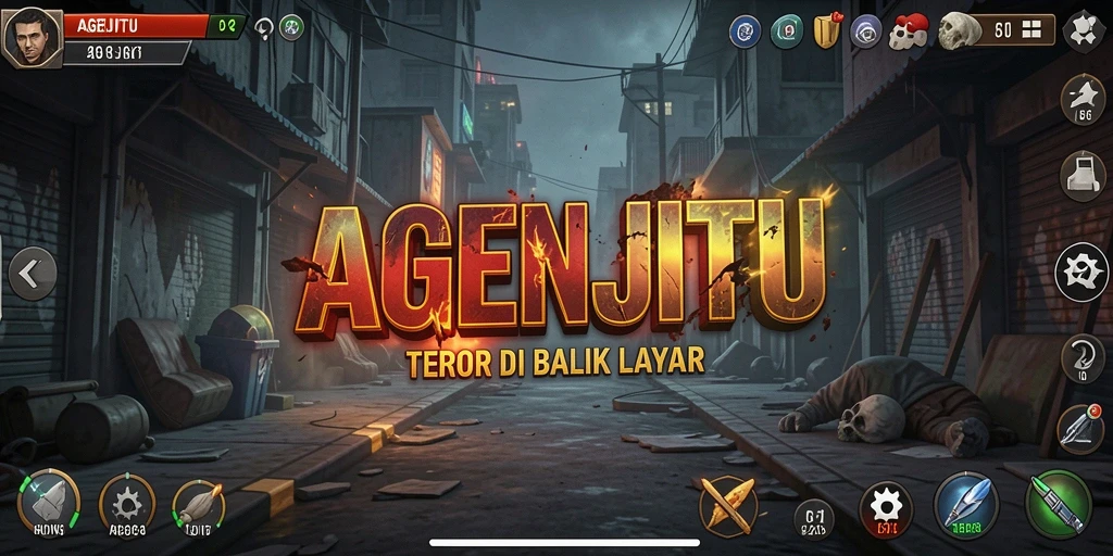 Gameplay AGENJITU yang menakutkan dan penuh ketegangan.