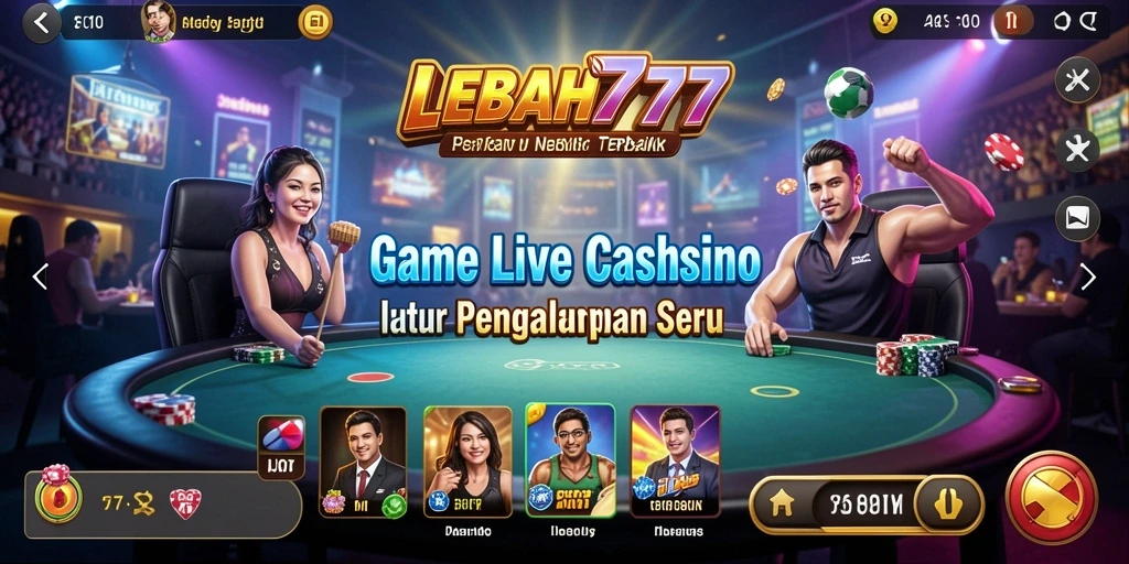 Tampilan gameplay Live Casino yang menarik dan interaktif di LEBAH777.