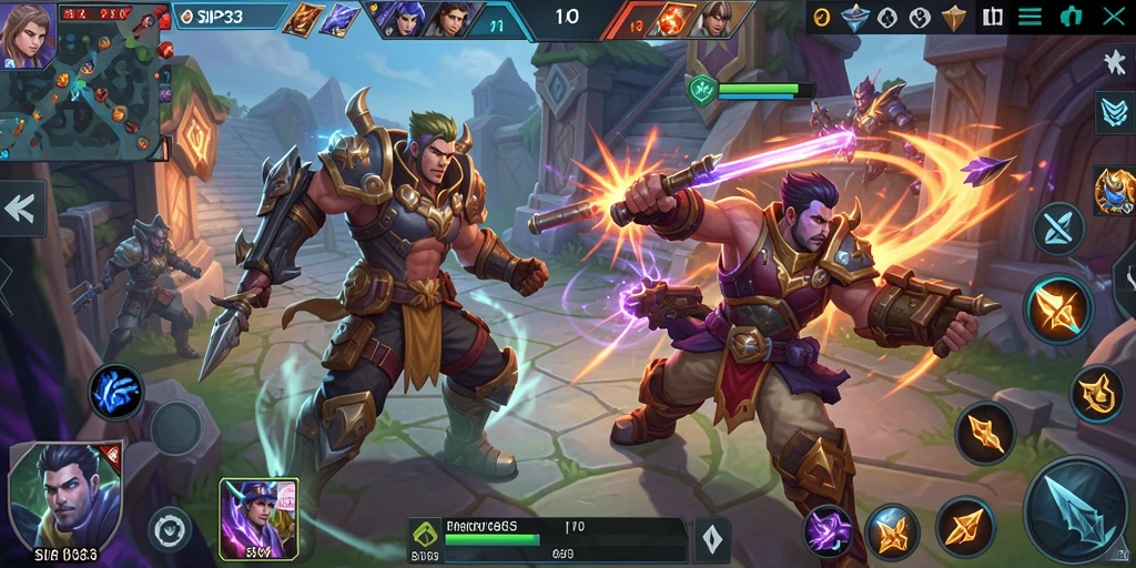 Pengalaman gameplay mendebarkan dalam SIP33 dan pertarungan tim.
