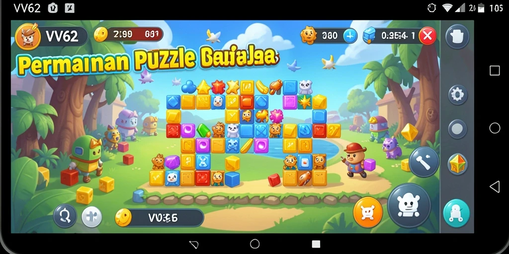 Tampilan gameplay seru di <strong>VV62</strong> dengan teka-teki menantang.